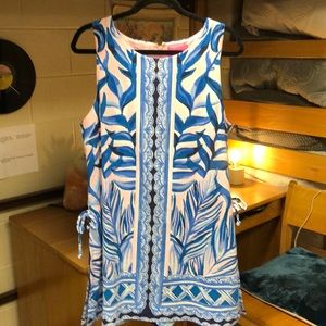 Lilly Pulitzer Donna Romper Heat Wave Engineered